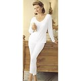 Cuddl Duds Long Sleeve Lace Thermal Top