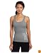 Zumba Fitness LLC Women's Charm Ribbed Top, Gravel, XX-Large