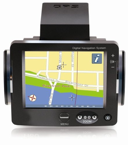 Atlantis X-380  Portable GPS with 3.5 LCD Touch Screen MP3 Player, Video Player, and Image Viewer