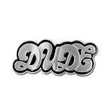 Dude Cut Out Pewter Belt Buckle