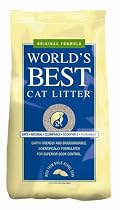World's Best 00558 Cat Litter, Clumping Formula, 34 Pounds (Packaging Varies)