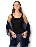Azuri Silk Chiffon Wrap - 110 Colors, Navy