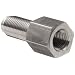 Brennan 2705-04-06-SS, Stainless Steel JIC Tube Fitting, 04FP-06MJ Bulkhead Adapter, 3/8" Tube OD x 1/4-18 NPTF Female