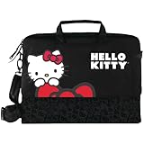 Hello Kitty Kt4335B Hello Kitty Notebook Bag (Black)