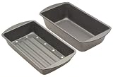 Chicago Metallic Gourmetware Non-Stick 2-Piece Lowfat Meatloaf Pan