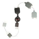 Verizon Treo 650 / 700w Retractable Sync and Charge Cable (black)