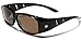 Barricade Polarized Rectangular Fit Over Glasses Sunglasses