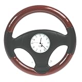 Medium Steering Wheel Clock 10cmDiam Dark