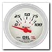 Equus 2 Electric Oil Pressure Gauge White Face Dial