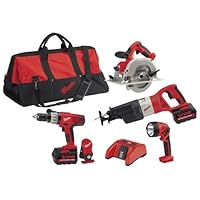 Milwaukee 0928-29 28-Volt Lithium-Ion Cordless 4-Tool Combo Kit
