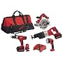 Milwaukee 0928-29 28-Volt Lithium-Ion Cordless 4-Tool Combo Kit