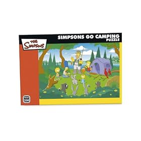Paul Lamond Games Simpsons 250 Piece Puzzle Go Camping