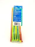 Leviton 12540-100 8-Inch Cable Ties, White, 100-Pack