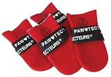 Paw Tectors Set of 4 Extra Small Red