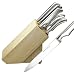 Justinus Messerblock STEELDESIGN 6tlg. im Geschenkkarton