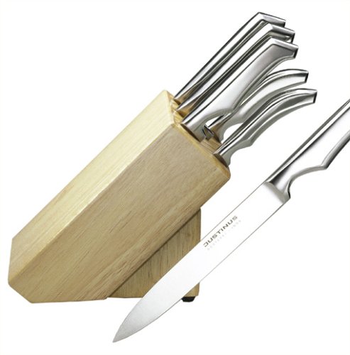 Justinus Messerblock STEELDESIGN 6tlg. im Geschenkkarton