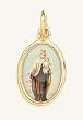 Gold Plated Religious Medal - Carmen