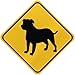 ONLY  ENGLISH MASTIFF  CROSSING SIGN DOG