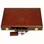 Tournament Leather Backgammon Set Burgundy
