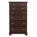 Fully Assembled Windward 6 Drawer Chest - Espresso Maple