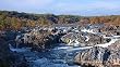 Autumn Colors at the Great Falls of the Potomac River Photograph - Beautiful 16"x20" Photographic Print by Brendan Reals
