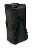 Black Double Strap GI Type Duffle Bag