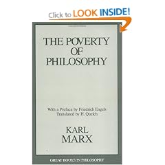 The Poverty of Philosophy (Great Books in Philosophy)