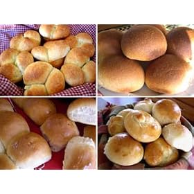 Classic Dinner Roll Collection: A Sampler Pack of Bread Machine Mixes, 4 one-loaf mixes...