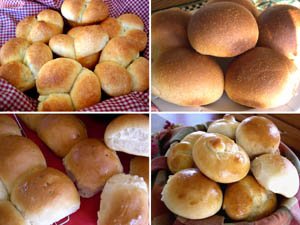 Classic Dinner Roll Collection: A Sampler Pack of Bread Machine Mixes, 4 one-loaf mixes... by The Baker's Hearth