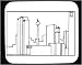 Decorated Mouse Pad with buildings, 