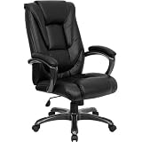 Flash Furniture High Back Black Leather Executive Office Chair