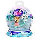 Littlest Pet Shop Chilliest Pet Pair Sleddin Fun (Brown Pony and White Bunny)