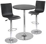 3pcs Modern Design Round Bar Table & 2 Stools Set Review