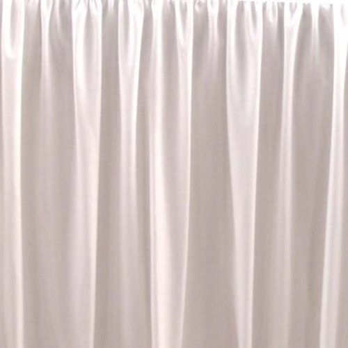 EasyOn Gathered Twin Size Dust Ruffle 21 inch drop White