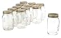 Bormioli Rocco Quattro Stagioni 33 3/4 Ounce Canning Jar, Set of 12