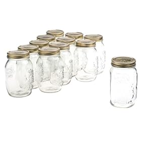 Bormioli Rocco Quattro Stagioni 33 3 4 Ounce Canning Jar, Set of 12 by BORM9