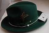 Thumbnail image for New Mens Green Untouchable Style Fedora Homburg Hat – 100% Wool, Extremely Stylish, Very High Quality!