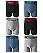 Men's Underwear, KAYIZU Brand Ultimate Soft Cotton Boxer Brief (6-Pack) (Small)