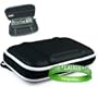 FreeAgent Go External Hard Drive Carrying Case ( 250gb , 320gb , 500gb , 640gb Hard Drive Case ) for Seagate FreeAgent Go USB 2.0 Portable External Hard Drive ** BLACK ** + Live * Love * Love Silicone Wrist band!!!