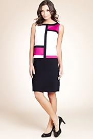Cotton Rich Colour Block Shift Dress