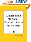 Master Mind Magazine, October 1918 to March 1919