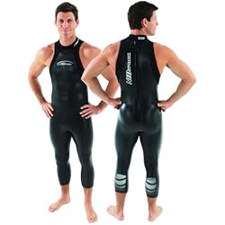 Men's NeoSport Short John 5/3mm NeoSport Unisex Triathlon Sleeveless Wetsuit Tri Suit