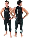 Men's NeoSport Short John 5/3mm NeoSport Unisex Triathlon Sleeveless Wetsuit Tri Suit