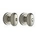 Baldwin 5225.150.ENTR Egg Knob Keyed Entry Set, Satin Nickel