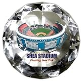MLB New York Mets Shea Stadium Crystal Diamond Paperweight
