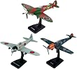 InAir E-Z Build 3pc Set - Spitfire, Messerschmitt BF109 and Zero Fighter