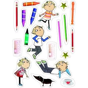 Charlie & Lola Snakes & Ladders Activity Scrap Book & Stickers