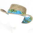 New Straw Fedora Tribly Golfer Gambler Resort Hat Visor