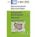 DAV Bayerische Alpen 21. Nationalpark Berchtesgaden, Watzmann 1 : 25 000: Mit Wegmarkierungen und Skirouten
