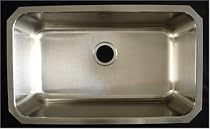 PSI-010 Stainless Steel Large Bowl Kitchen Sink - 11 Inches Deep